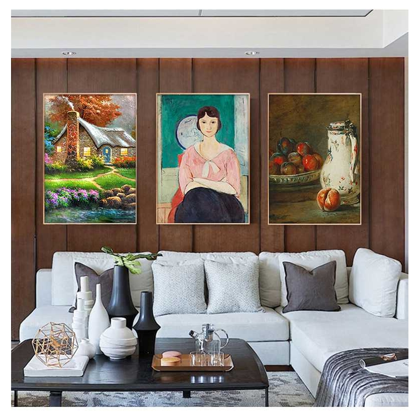 客厅抽象装饰画玄关世界名画卧室沙发背景墙壁画梵高艺术挂画晶瓷