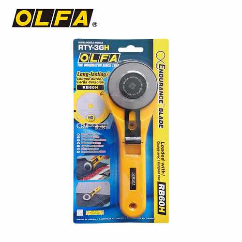 供应 OLFA欧发RTY-3/G  旋转式裁缝(拼布) 滚刀 轮刀60mm