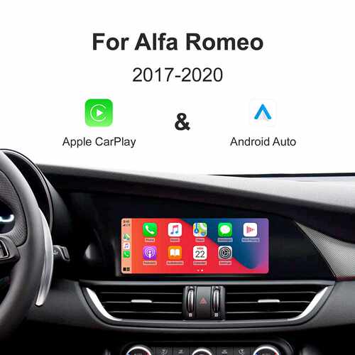 适用于阿尔法罗密欧的原车屏CarPlay解码器2017-2020安卓auto模块