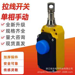 行程开关LS-LX SN6170-SL-C-R手动自动复位拉线控制单向拉绳急停