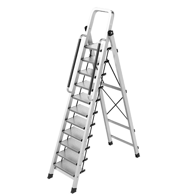 梯子家用折叠多功能铝合金人字z梯加厚加粗安全伸缩便携阁楼梯12