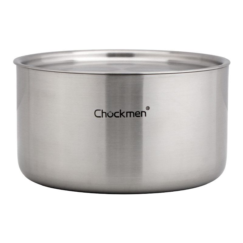 chockmen卓德铭18/10不锈钢单层带盖K碗蒸蛋小碗保鲜碗饭碗水果碗