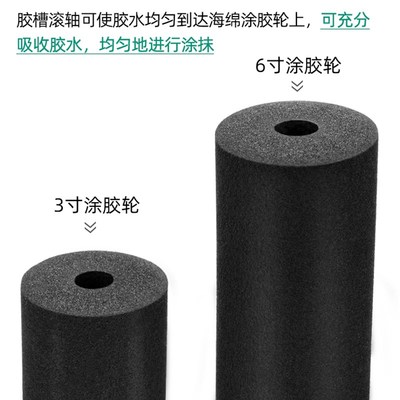 木工涂胶机手动涂胶器小型涂刷工具滚轮式上胶Q木皮过胶神器刷乳