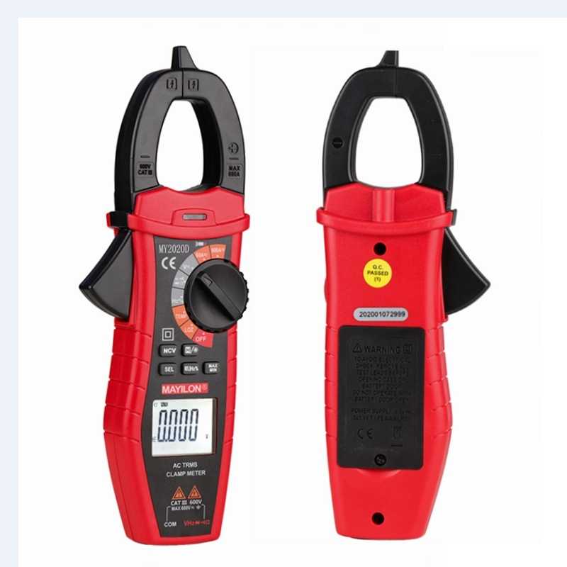 外贸爆款MY2020D交直流钳表万用表LOZ功能钳形表跨境 代发包邮
