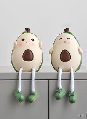 创意卡通吊脚娃娃摆件客厅玄关酒柜电视柜装饰品书柜书架摆设包邮