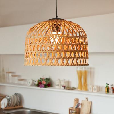 东南亚田园竹编吊灯创意个性酒吧咖啡厅餐厅饭店阳台过道书房吊灯