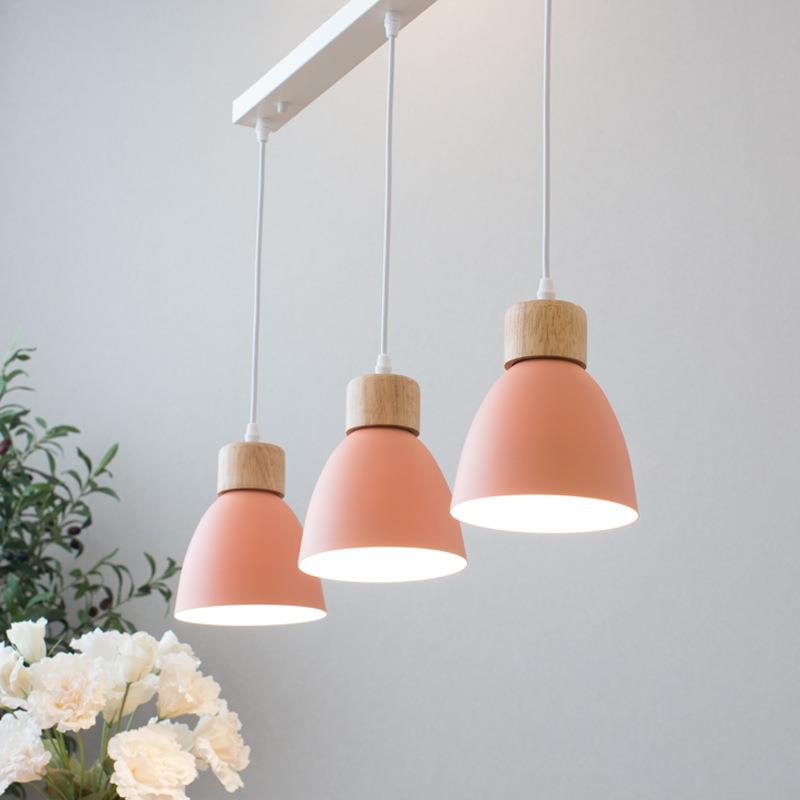 北欧简约床头吊灯创意卧室书房咖啡厅吧台三头餐厅灯个性吊灯