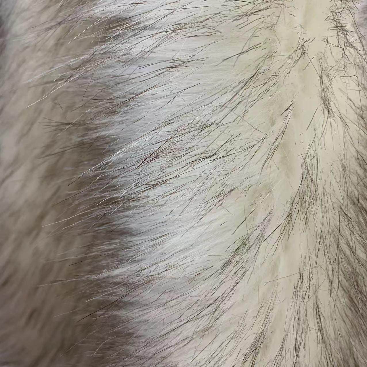 毛绒面料 长毛绒 狐狸毛 染尖毛 帽领 服装 工艺品 玩具 抱枕