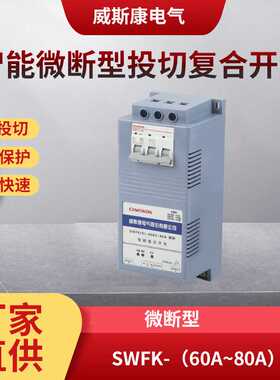 威斯康电气SWFK带可控硅模块投切复合开关63A80A投切开关可定制