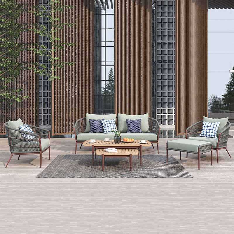户外休闲藤编沙发庭院防水防晒室外露台客厅别墅阳光房藤沙发组合