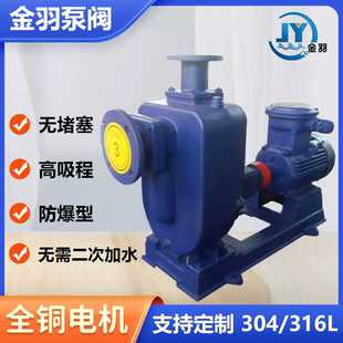 ZWB煤矿专用防爆型自吸式 380v 660v 1140v矿用防爆自吸泵 排污泵
