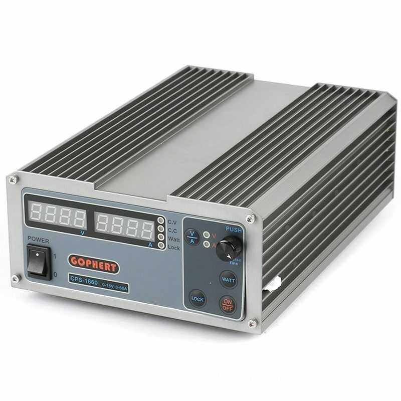 GOPHERT直流稳压电源可调电压电流CPS-1660 0-16V0-60A可调电源