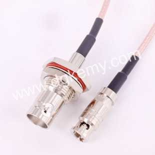 BNC直公头转BNC直母防水RG J1.0 179 BNC KY1.0 Mirco