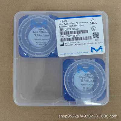 Millipore密理博聚碳酸酯滤膜亲水 0.2μmGTTP02500