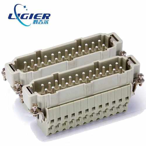 唯恩WAIN HE-024-MSS(25-48)重载连接器 18芯16A 500V矩形连接器