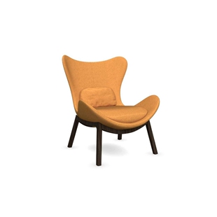 wooden lazy chair 工厂现代懒人椅子／北欧布艺定 制椅