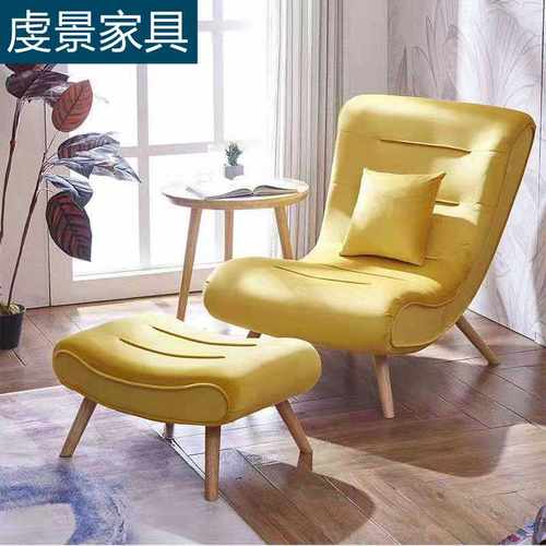 蜗牛椅懒人沙发北欧单人阳台休闲老虎椅轻奢简约现代客厅靠背躺椅