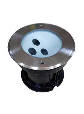 LED偏光埋地灯外壳3W6W12W18W24W户外地埋灯压铸不锈钢面