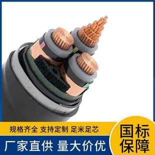 1x35 6KV单芯1x25 1x50 1x70 1x120中高压电缆线 YJV62 1x95 3.6