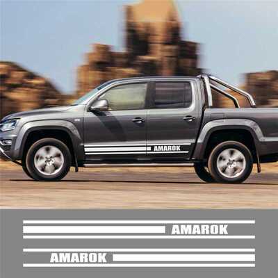 适用于大众皮卡AMAROK车门车贴侧裙贴纸改装装饰贴A533