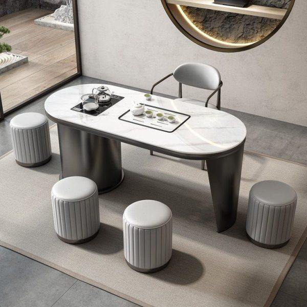 轻奢岩板茶桌自动上水烧水壶网红茶几商用客厅一体简约组合,商业/办公家具,茶台/茶桌,淘宝优惠券,粉丝福利购,淘宝优惠卷