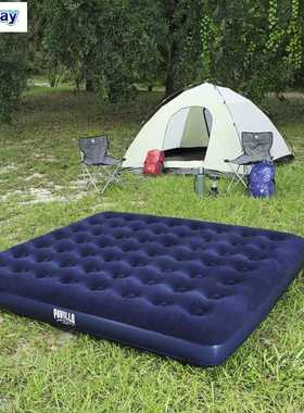 Bestway 67004双人特大充气床垫户外休闲充气床透气植绒床垫