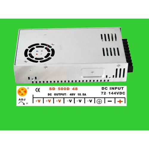 SD-500D-48 DC72-144V变DC48V10.5A 500W 隔离96转48VDC-DC变换器