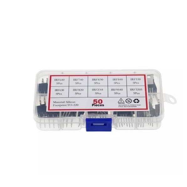 50件10种规格 IRF系列场效应管 MOS三极管包盒装