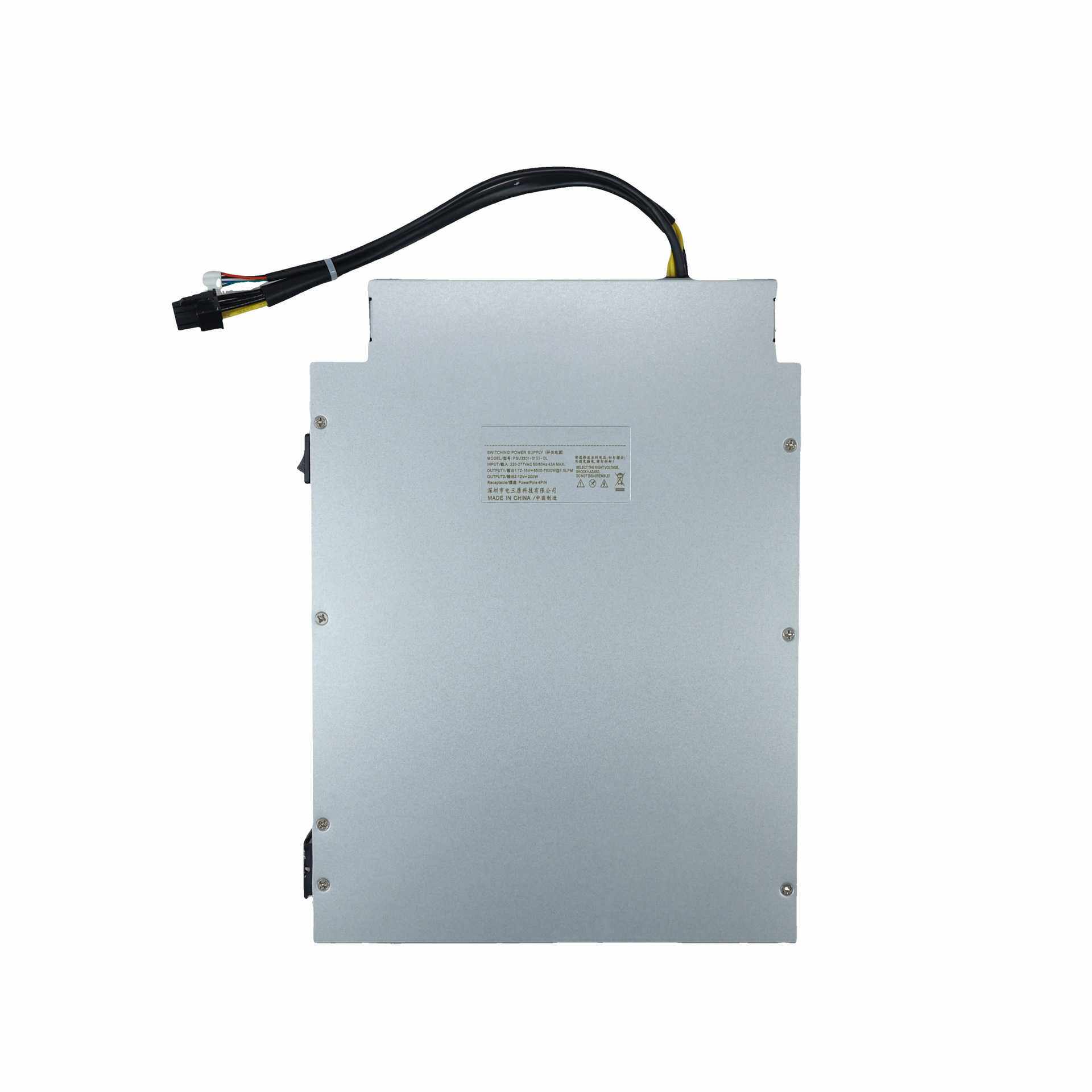 沉浸式液冷大功率服务器电源AP291支持IIC调压12-16V功率8500W