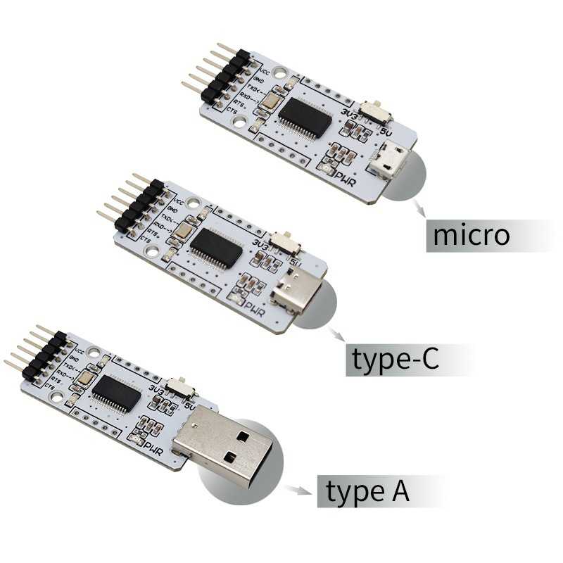 丢石头FT232RL USB转TTL串口模块usb转uart通信 刷机板3.3/5V电平