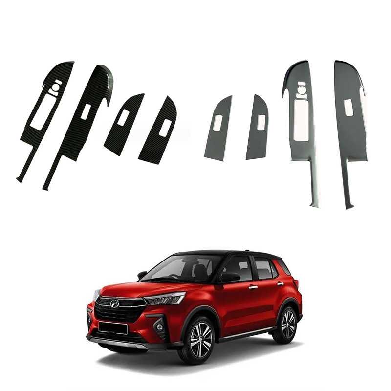 适用于22款Perodua Ativa改装车窗玻璃升降开关面板装饰框内饰件