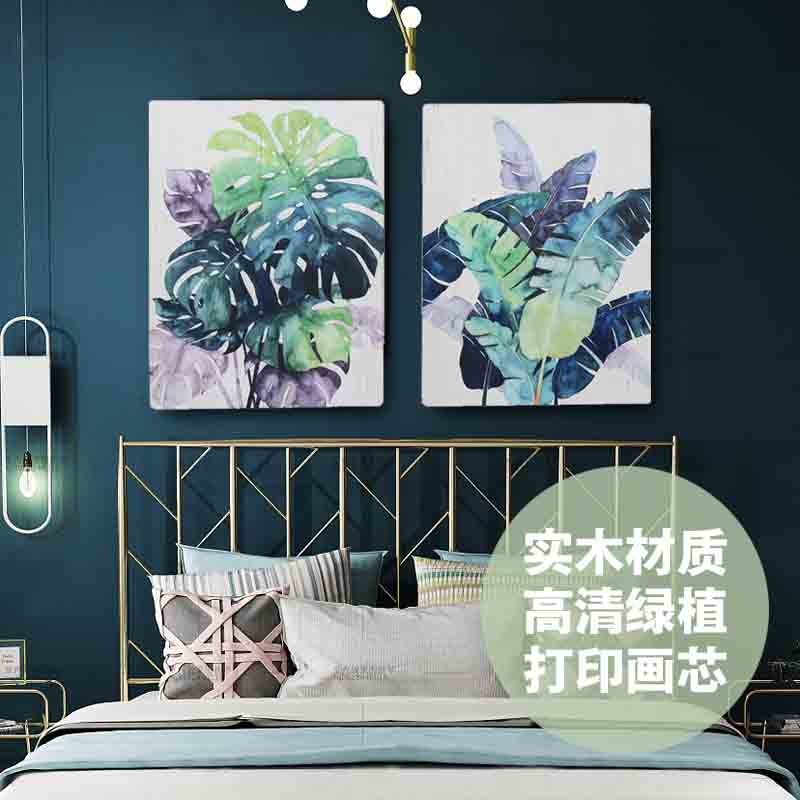 法式立体铁艺绿植装饰画客厅沙发背景墙壁画玄关服装店酒吧墙壁饰图片