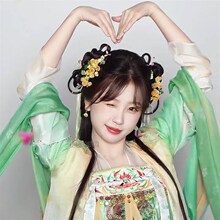 林妙妙cos假发汉服发箍中华娘永夜星河黑莲花攻略手册发髻凌妙妙