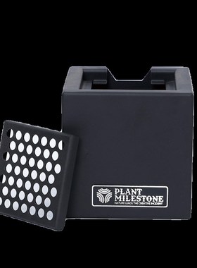 植物展示摆件潮流摆件花盆底托块根F种植园艺底座板滤水金属置物