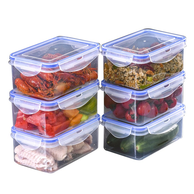 冰箱收纳盒塑料饭盒可微波炉加热专用的学生O上班族带盖餐盒保鲜