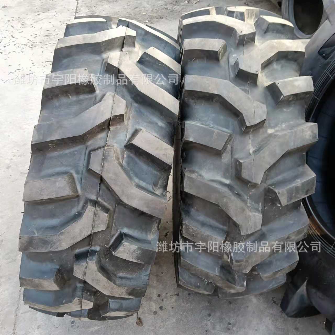 农用车轮胎 13.6-16 加宽人字花纹 拖拉机轮胎