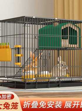 Rabbit cage home large indoor pig guinea pig 兔笼子家用大号