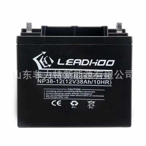 LEADHOO利虎蓄电池NP38-12 12V38AH/20HR太阳能路灯光伏发电