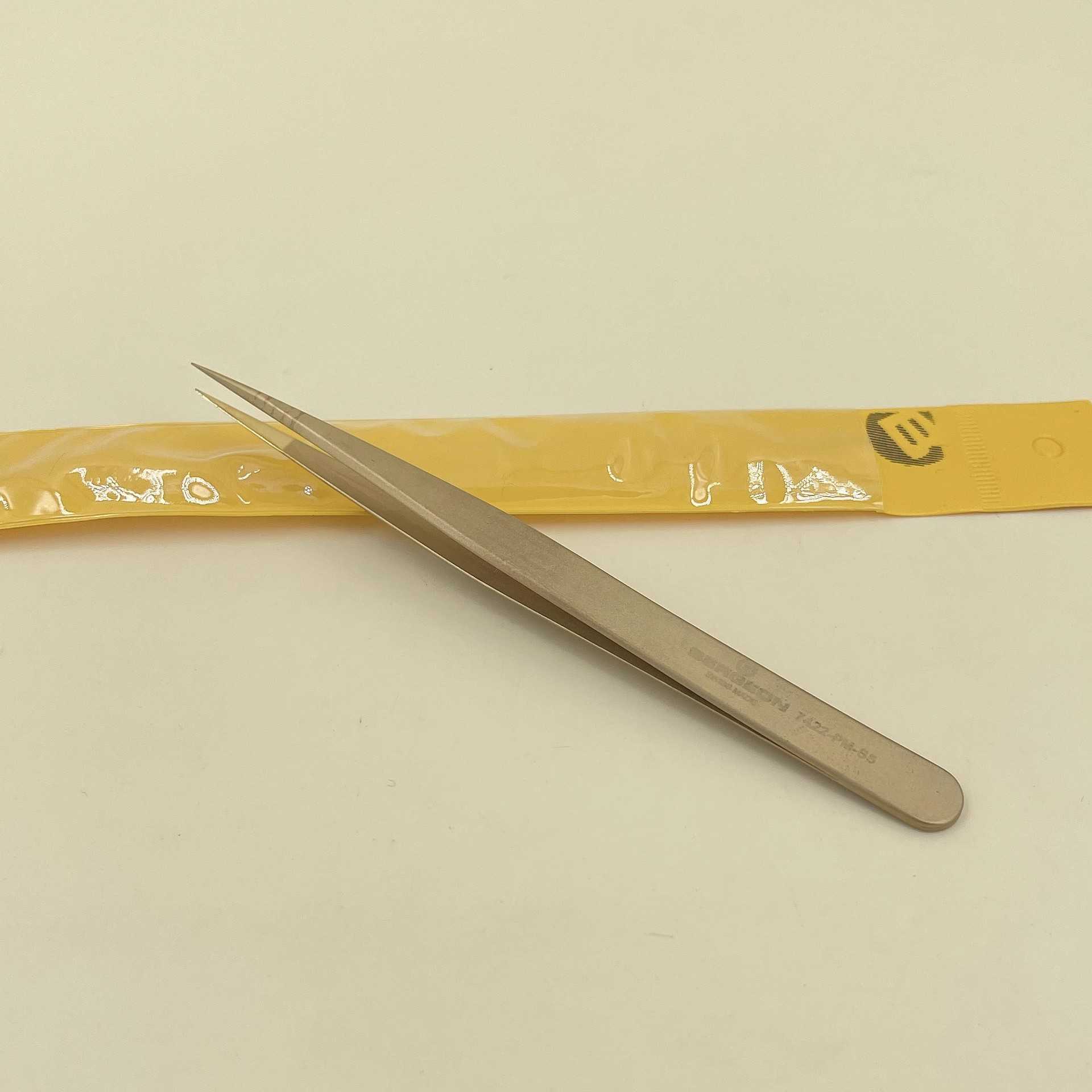 修表工具 瑞士原装 BERGEON 7422-PM-S5镊子 优质防磁铜挟子