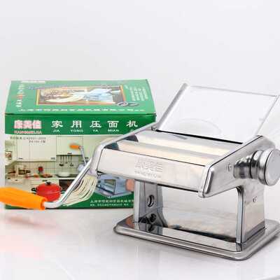 noodle maker 手动压面机不锈钢面条机家用手摇切面皮压面皮机