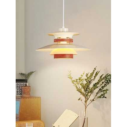 日式侘寂风复古可移位PH5胡桃木餐厅吧台书房现代简约装饰吊灯