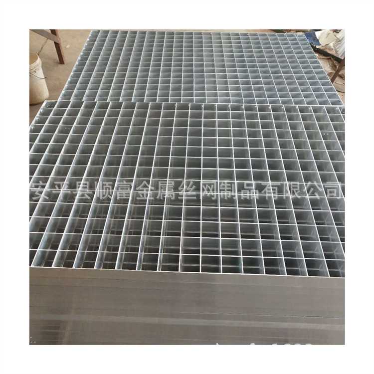 吊顶铝格栅装饰材料电厂平台格栅板防滑耐磨地漏网格板电厂专用