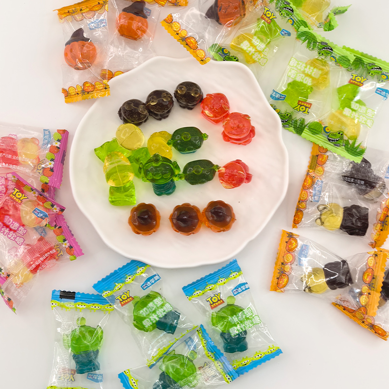 乐达3D造型果汁软糖南瓜圣诞平安夜限定新年小零食节日礼物糖果