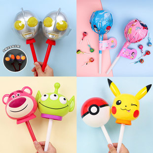 乐达宝超级大棒棒糖儿童零食糖果超大发光迪士尼创意学生礼品糖玩