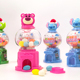 乐达草莓熊卡通糖果机玩具维C果汁软糖啫喱豆扭蛋机儿童节日零食