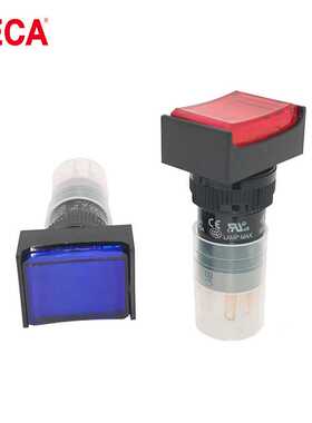 DECA进联P16LMT2-1AB带灯自复位工业级焊接式按钮开关防水16mm