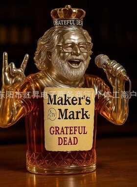 Grateful Dead Jerry Garcia Whiskey Bottle Save