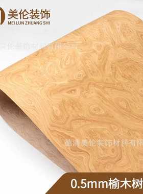 意大利ALPi榆木树瘤科技实木皮0.5装修酒店家具高端贴皮
