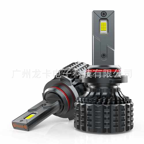 厂家直供新款双铜管高亮12V 24V货车通用 宽压三色LED汽车大灯