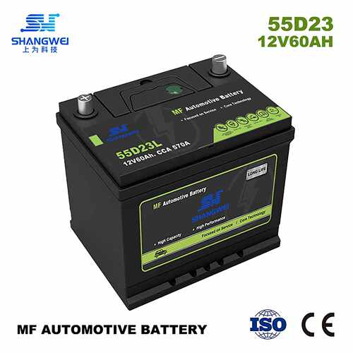 55D23汽车电瓶12V60AH免维护铅酸电池配卡罗拉比亚迪F3悦动伊兰特